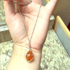 💯Vintage Real crystal sterling stone ⭐️